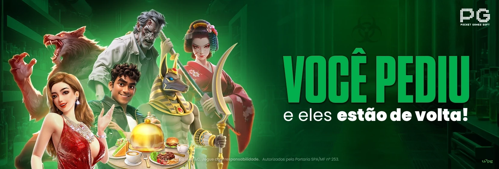 Imagem promocional dos ganhos da u7pg